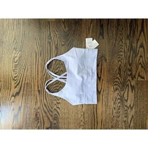 NWT Lululemon Faint Lavender Energy Bra Long Line - Size 8